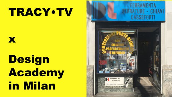 TRACY•TV x Design Academy in Milan, Ferramenta D.L. Serrature Chiavi Casseforti.